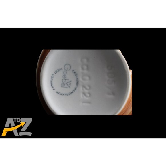 Vintage Goebel Burgund Oeslauer Manufaktur Creamer Pitcher, Bavaria, W. Germany - Picture 10 of 11